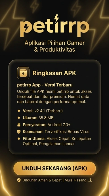 Tampilan halaman APK petirrp